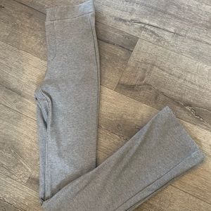 ZARA STRETCHY GREY TROUSER PANTS SPLIT HEM!!